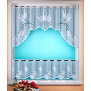 Weckbrodt Eliana Weiße halbtransparente Gardine - 60cm x 160cm Weckbrodt Eliana Weiße halbtransparente Gardine - 60cm x 160cm