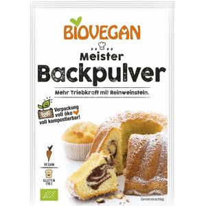 Biovegan 158051 Bio Backpulver - Einmalwirkend, Glutenfrei Biovegan 158051 Bio Backpulver - Einmalwirkend, Glutenfrei