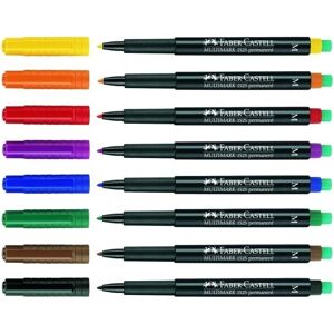 Faber-Castell 152504 Permanent Marker - Assorted Colors Faber-Castell 152504 Permanent Marker - Assorted Colors