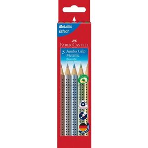 Faber-Castell Jumbo Grip Metallic Colour Pencils - Colorful Art Supplies Faber-Castell Jumbo Grip Metallic Colour Pencils - Colorful Art Supplies