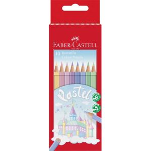 Faber-Castell Modelo 111211 Lápis de cor pastel - Multicolor - 10 peças Faber-Castell Modelo 111211 Lápis de cor pastel - Multicolor - 10 peças