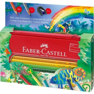 Faber-Castell 112452 Crayons de Couleur Multicolores - Ensemble de 16 - Publicité Faber-Castell 112452 Crayons de Couleur Multicolores - Ensemble de 16 - Publicité