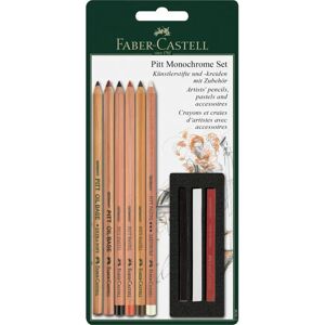 Faber-Castell 112998 Conjunto de Lápis de Cor - Preto, Castanho, Branco - Materiais de Arte Faber-Castell 112998 Conjunto de Lápis de Cor - Preto, Castanho, Branco - Materiais de Arte