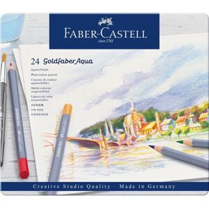 Faber-Castell Goldfaber Aqua Multicolour Watercolour Pencils - 24 pcs Faber-Castell Goldfaber Aqua Multicolour Watercolour Pencils - 24 pcs