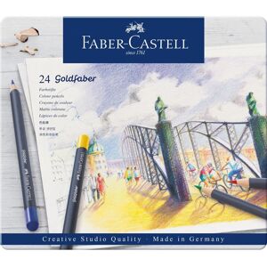 Matite colorate Goldfaber Multicolore 24 di Faber-Castell - Materiali artistici Matite colorate Goldfaber Multicolore 24 di Faber-Castell - Materiali artistici