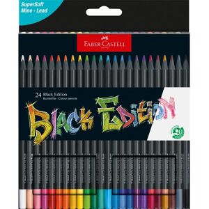 Faber-Castell Black Edition Colour Pencils - 24 pcs Faber-Castell Black Edition Colour Pencils - 24 pcs