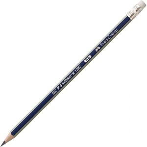 Crayon Faber-Castell 1222 HB avec Gomme - Crayon - Publicité Crayon Faber-Castell 1222 HB avec Gomme - Crayon - Publicité