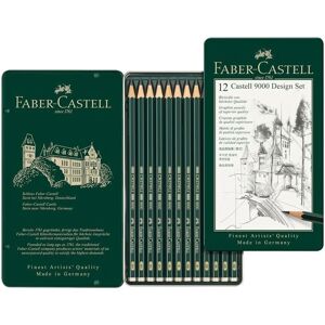 Faber-Castell 9000 Graphite Pencil Set - Drawing Tools Faber-Castell 9000 Graphite Pencil Set - Drawing Tools