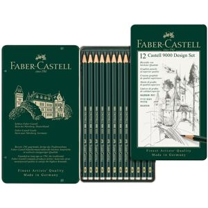 Faber-Castell 9000 Graphite Pencil Set - Drawing Tools Faber-Castell 9000 Graphite Pencil Set - Drawing Tools