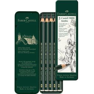 Faber-Castell 9000 Jumbo Graphite Pencil - HB 2B 4B 6B 8B Set Faber-Castell 9000 Jumbo Graphite Pencil - HB 2B 4B 6B 8B Set
