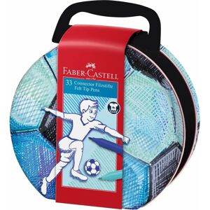 Faber-Castell Faber-castell Felt Tip Pen Connector Metal Football - Fineliner Set Faber-Castell Faber-castell Felt Tip Pen Connector Metal Football - Fineliner Set