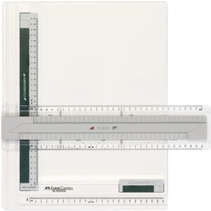 Faber-Castell TK-System Drawing Board - A4, White, Guide Grooves Faber-Castell TK-System Drawing Board - A4, White, Guide Grooves