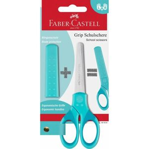 Faber-Castell 181554 Tesoura de papel/artesanato Turquesa - Universal, Reta, Ambidestro Faber-Castell 181554 Tesoura de papel/artesanato Turquesa - Universal, Reta, Ambidestro