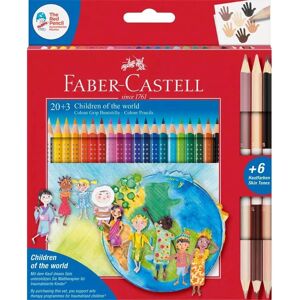 Faber-Castell Multi-colour Triangular Colour Grip Pencils - Colored Pencils Faber-Castell Multi-colour Triangular Colour Grip Pencils - Colored Pencils