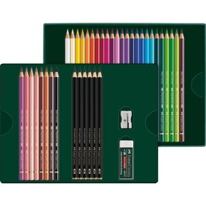 Faber-Castell Polychromos & Pitt Graphite Matt Set Multicolor - Art Supplies Faber-Castell Polychromos & Pitt Graphite Matt Set Multicolor - Art Supplies