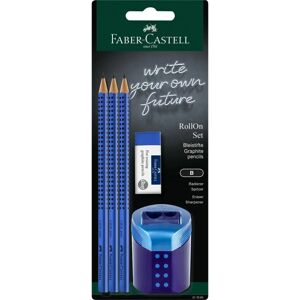 Faber-Castell 217083 Graphitstifte-Set - B, 3 Stück Faber-Castell 217083 Graphitstifte-Set - B, 3 Stück