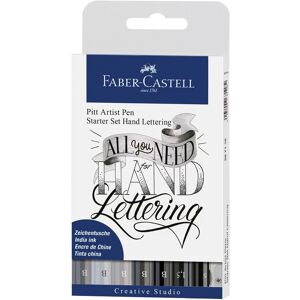 Faber-Castell Creative Studio Pitt Artist Hand Lettering Pens Starter Set - Art Supplies Faber-Castell Creative Studio Pitt Artist Hand Lettering Pens Starter Set - Art Supplies