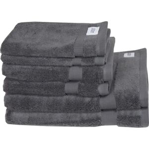 SCHÖNER WOHNEN-KOLLEKTION Cuddly Grau 6-teilige Handtuch-Set - Badezimmer SCHÖNER WOHNEN-KOLLEKTION Cuddly Grau 6-teilige Handtuch-Set - Badezimmer