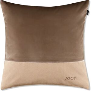 Joop! - J!Split - brown - velvet-canvas mix - Pillow Cover Joop! - J!Split - brown - velvet-canvas mix - Pillow Cover