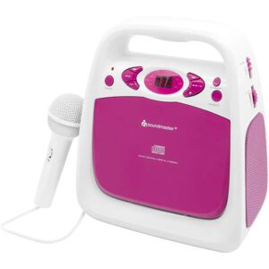 Soundmaster KCD50PI Przenośny odtwarzacz CD - Dla dzieci Soundmaster KCD50PI Przenośny odtwarzacz CD - Dla dzieci