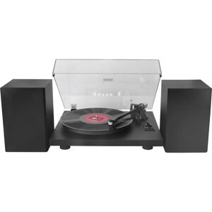 Soundmaster PL711SW Bælte-drevet pladespiller - Sort Soundmaster PL711SW Bælte-drevet pladespiller - Sort