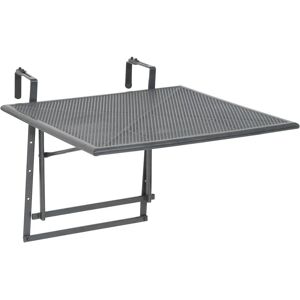 Table Suspendue de Balcon GREEMOTION Gris Acier - Petite Table Extérieure - Publicité Table Suspendue de Balcon GREEMOTION Gris Acier - Petite Table Extérieure - Publicité