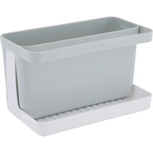 Axentia Compacte Keukenspoelbak Organizer - Plastic, Grijs/Wit Axentia Compacte Keukenspoelbak Organizer - Plastic, Grijs/Wit