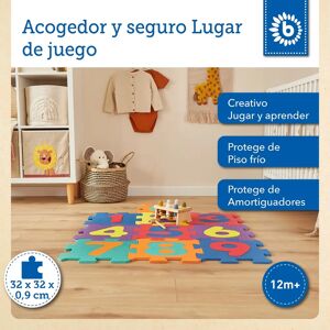 Tapis Puzzle Numéros Colorés Bieco - Publicité Tapis Puzzle Numéros Colorés Bieco - Publicité