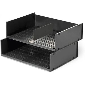 DURABLE 1700786058 LETTER TRAY OPTIMO A3 LANDSCAPE Anthracite 4 Piece DURABLE 1700786058 LETTER TRAY OPTIMO A3 LANDSCAPE Anthracite 4 Piece