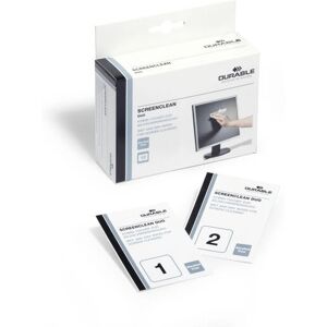 Durable Screenclean Duo - Anti-static Wet and Dry Screen Wipes Durable Screenclean Duo - Anti-static Wet and Dry Screen Wipes