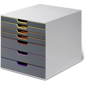 Durable Varicolor 7 Cinza - Organizador de Escritório com Múltiplas Compartimentos Durable Varicolor 7 Cinza - Organizador de Escritório com Múltiplas Compartimentos