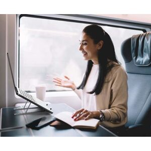 Durable Silver Laptop Stand - Laptop & Tablet Holder Durable Silver Laptop Stand - Laptop & Tablet Holder