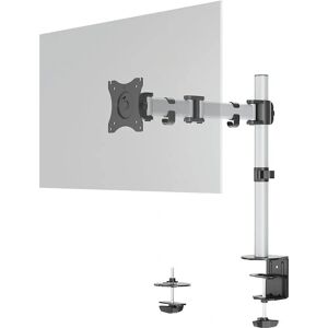 Durable Silver Monitor Mount for 1 Screen - VESA 75/100 Durable Silver Monitor Mount for 1 Screen - VESA 75/100