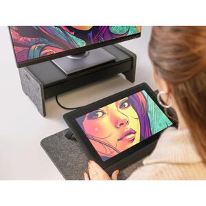 Durable Monitor Stand - Height Adjustable, Eco-Friendly, Charcoal Durable Monitor Stand - Height Adjustable, Eco-Friendly, Charcoal