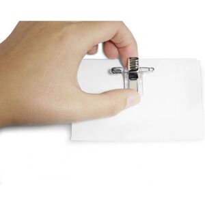 DURABLE 823019 Étiquette auto-laminée avec clip combiné 54 x 90 mm Pack de 25 - Publicité DURABLE 823019 Étiquette auto-laminée avec clip combiné 54 x 90 mm Pack de 25 - Publicité