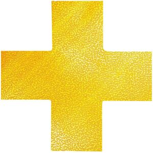 Durable 170104 Symbole de marquage au sol croix auto-adhésif - Publicité Durable 170104 Symbole de marquage au sol croix auto-adhésif - Publicité