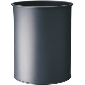 Durable Metal Waste Bin 15L Silver - Waste Basket Durable Metal Waste Bin 15L Silver - Waste Basket