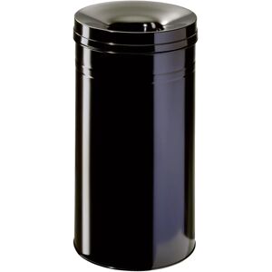Durable 60L Waste Bin - Black - Fireproof Durable 60L Waste Bin - Black - Fireproof