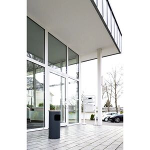 Durable 3332 Metal Charcoal - Ashtray Bin 17L Grey Durable 3332 Metal Charcoal - Ashtray Bin 17L Grey