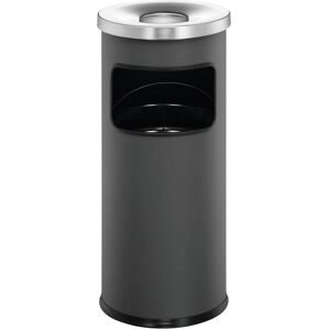 Durable 3332 Metal Charcoal - Ashtray Bin 17L Grey Durable 3332 Metal Charcoal - Ashtray Bin 17L Grey