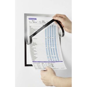 Durable Duraframe Magnetic Note Silver - Magnetic Note Frame Durable Duraframe Magnetic Note Silver - Magnetic Note Frame