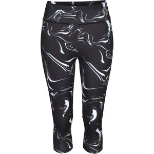LASCANA ACTIVE Black Marble Damen Leggings - Sporthose LASCANA ACTIVE Black Marble Damen Leggings - Sporthose