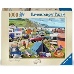 Ravensburger - Puzzle 1000 Leisure Days No 5 Camping Caravanning - Puzzle Ravensburger - Puzzle 1000 Leisure Days No 5 Camping Caravanning - Puzzle