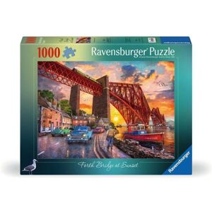 Ravensburger Forth Bridge at Sunset 1000 Piece Jigsaw Puzzle - Puzzle Ravensburger Forth Bridge at Sunset 1000 Piece Jigsaw Puzzle - Puzzle