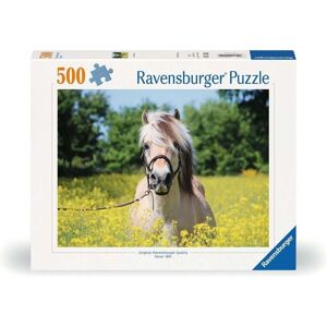 Rompecabezas de Ravensburger Caballo en Campo de Colza - 500 Piezas para Adultos y Niños 10+ Rompecabezas de Ravensburger Caballo en Campo de Colza - 500 Piezas para Adultos y Niños 10+