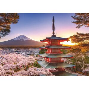 Ravensburger Fuji Cherry Blossom View 1000 Piece Jigsaw Puzzle - Puzzle Ravensburger Fuji Cherry Blossom View 1000 Piece Jigsaw Puzzle - Puzzle