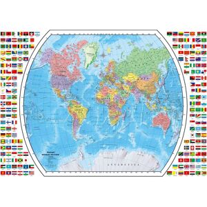 Ravensburger Puzzle Political World Map 1000p - Puzzle Ravensburger Puzzle Political World Map 1000p - Puzzle