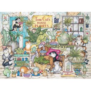 Ravensburger Crazy Cats Tom Cat's House Plants Puzzle - 500 Pieces Ravensburger Crazy Cats Tom Cat's House Plants Puzzle - 500 Pieces
