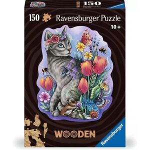 Ravensburger 12000757 Puzzle - Spring Cat - 150 Pieces - Wooden Puzzle Ravensburger 12000757 Puzzle - Spring Cat - 150 Pieces - Wooden Puzzle