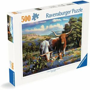 Ravensburger Longhorns 500-Piece Jigsaw Puzzle - Animals Ravensburger Longhorns 500-Piece Jigsaw Puzzle - Animals